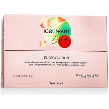 Ice Cream Energy Energy Lotion - Lotion pro dodání energie a posílení jemných a oslabených vlasů 12 x 10 ml